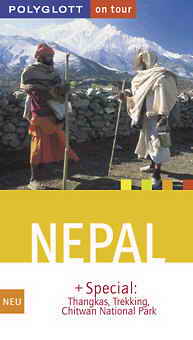 Titelbild der neuesten Ausgabe des Polyglott Reiseführers NEPAL.